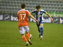 Tom Pearce in action against Blackpool