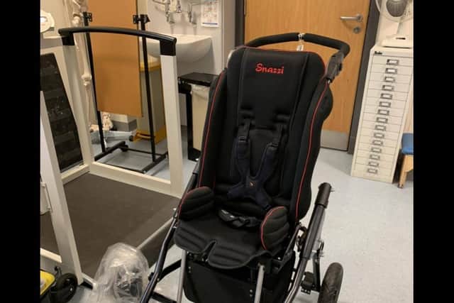 The stolen specialist wheelchair (Image: GMP Wigan West)