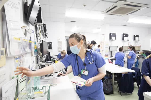 The number of nurses employed by the NHS has risen