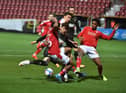 Callum Lang, who fed off scraps for the whole 90 minutes at Swindon