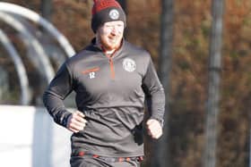 Liam Farrell in training