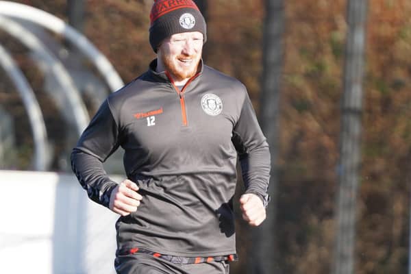 Liam Farrell in training