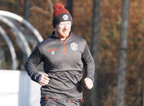Liam Farrell in training