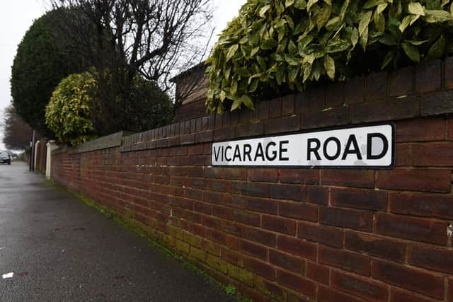 Vicarage Road in Ashton