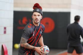 Oliver Gildart is back in training at Robin Park