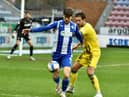 Callum Lang got little joy against Wimbledon