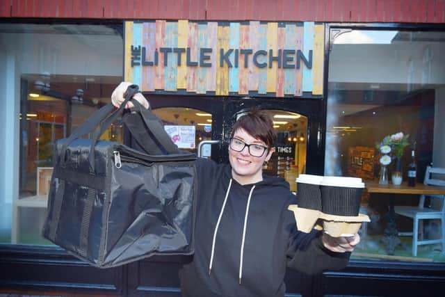 Lisa Cunliffe at The Little Kitchen in Woodcock Square