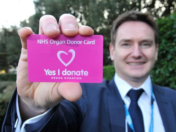 Anthony Clarkson, director of organ and tissue donation and transplantation for NHS Blood and Transplant