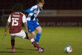 Luke Robinson made an impressive first start at Northampton