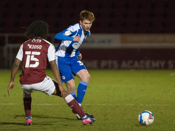 Luke Robinson made an impressive first start at Northampton