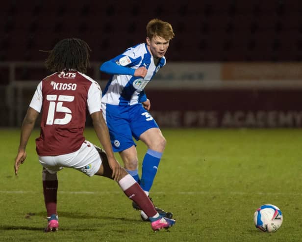 Luke Robinson made an impressive first start at Northampton