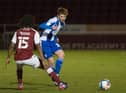 Luke Robinson made an impressive first start at Northampton