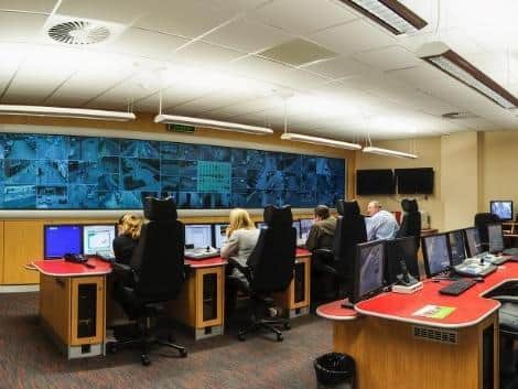 The council's central watch CCTV room.