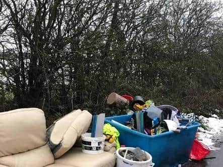 Fly-tipping in Bryn