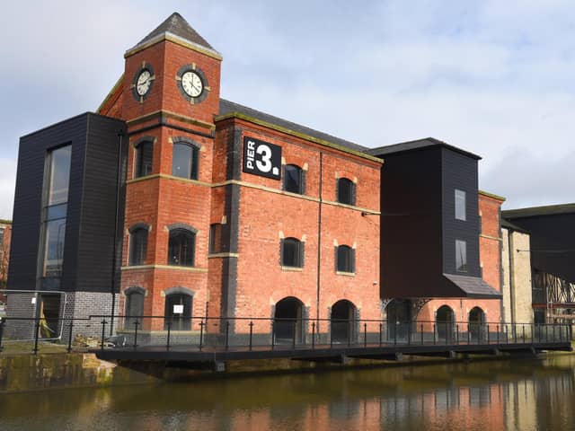 The external works on the Pier buildings are all but complete and the interior fitters are expected to move in within weeks