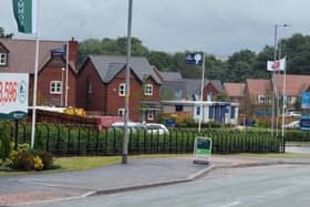The development on Rectory Lane, Standish