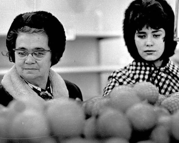 Monday February 15, 1971 Decimalisation Day... Shoppers at a Marks and Spencer store try to get their heads around the new prices