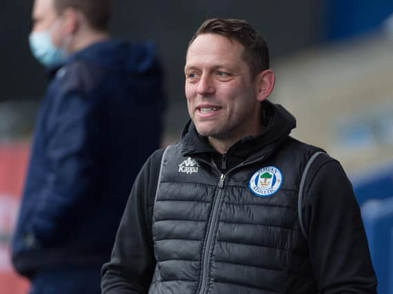 Leam Richardson at Oxford United's ground on Sunday