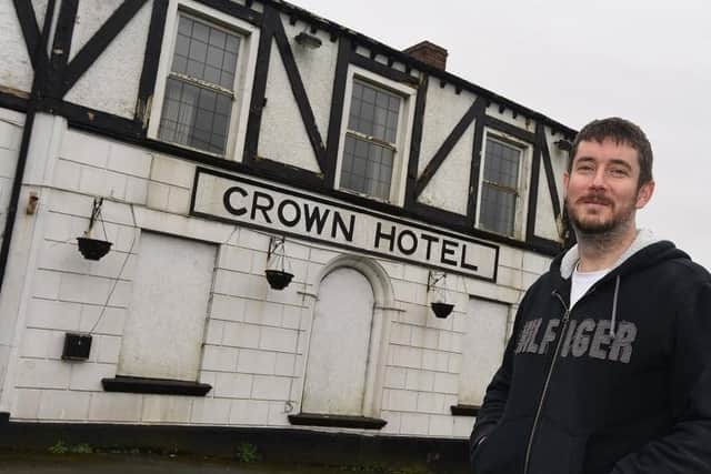 Andrew McKenna, landlord of The Crown at Worthington