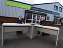 Alan Coleman with dad and business founder Graham