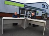 Alan Coleman with dad and business founder Graham