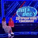 Kath Crawley and daughter Becky on the programme with Ant and Dec