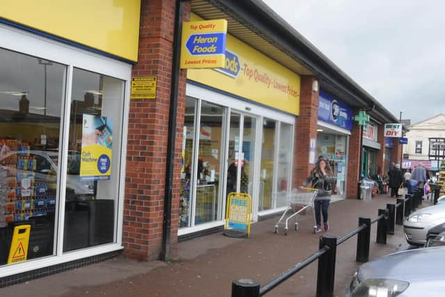 The Heron Foods store in Ashton was targeted in an armed robbery