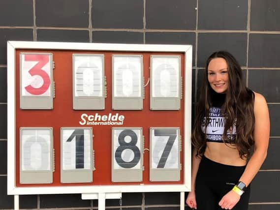 Wigan's Emily Borthwick set a new personal best