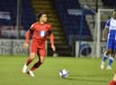Fonso Ojo had a big game in midfield for Latics at Bristol Rovers