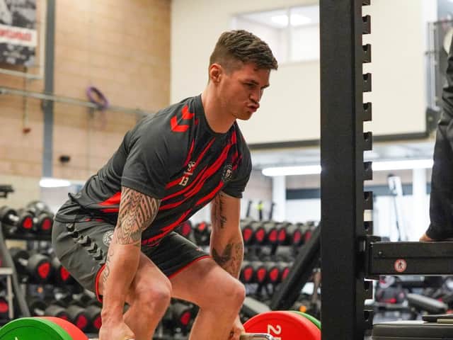 John Bateman in training