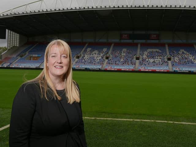 Caroline Molyneux at the DW Stadium
