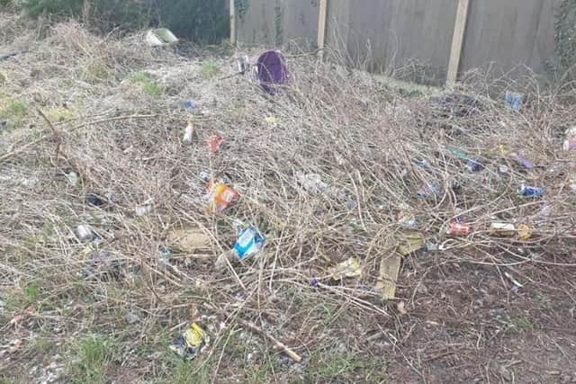 Waste dumped in Hindley