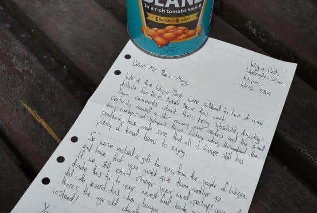 We sent a tin of beans (yes, really) to Parliament for Jacob Rees-Mogg