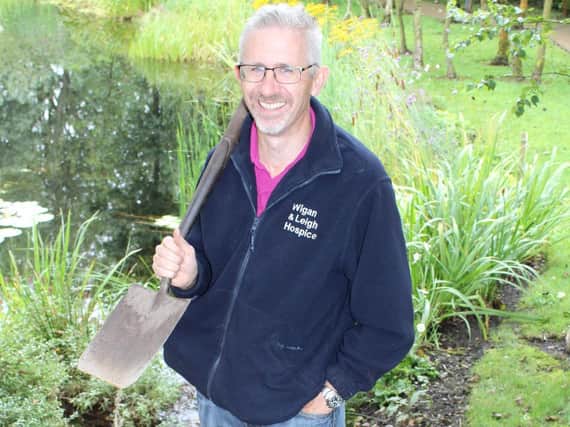 Wigan and Leigh Hospice gardener Jim Nicholson