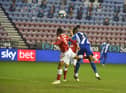 Joe Dodoo headed Wigan Athletic's best chance against Charlton wide of the post