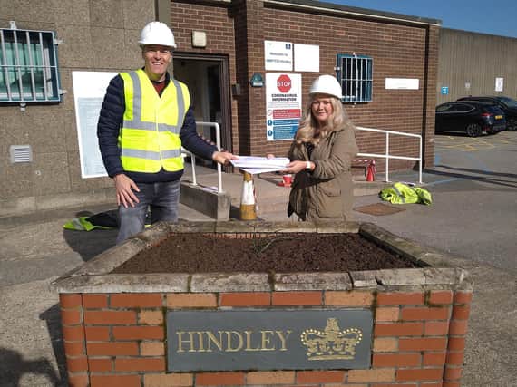 David Morgan and Lucy Clayson at HMP Hindley