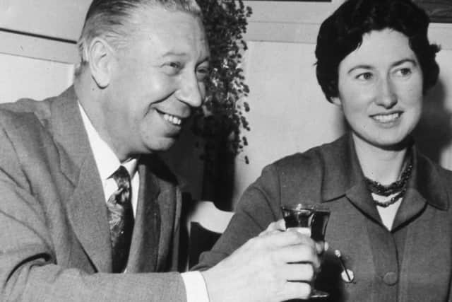 George Formby and his fiancee Pat Howson