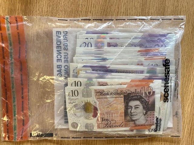 Cash was seized