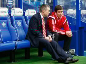 Mal Brannigan, with Nigel Clough, during their time together at Sheffield United