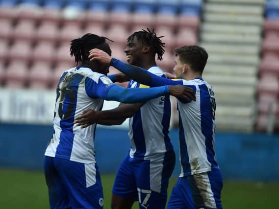 Joe Dodoo takes the plaudits after opening his Latics scoring account