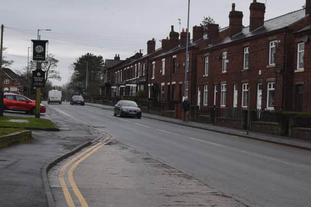 School Lane in Standish could be widened