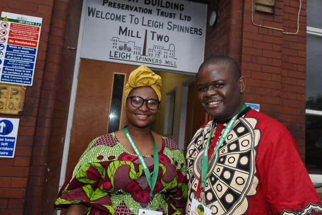 Everything Human Rights co-founders Farai Nhakaniso (right) and Tabeth Mabiza