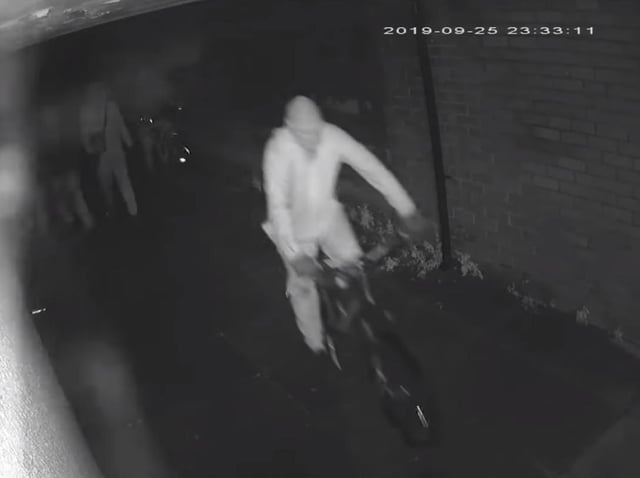Police want to identify two men in connection with the murder. (Credit: Lancashire Police)