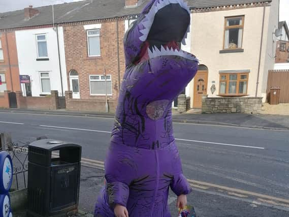 Daisy the Dinosaur, also known as Amelia Kendrick