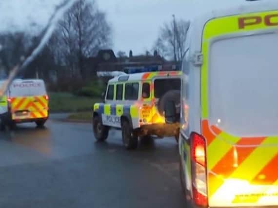 Lancashire Police's Rural Task Force dealt with the incident