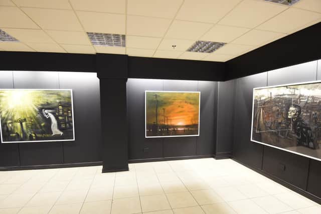One of the galleries at The Fire Within HQ in Wigan town centre