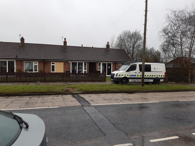 Police on Scot Lane