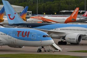 Planes at Manchester Airport. Photo by Getty Images