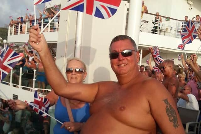 Steve Johnson before losing weight