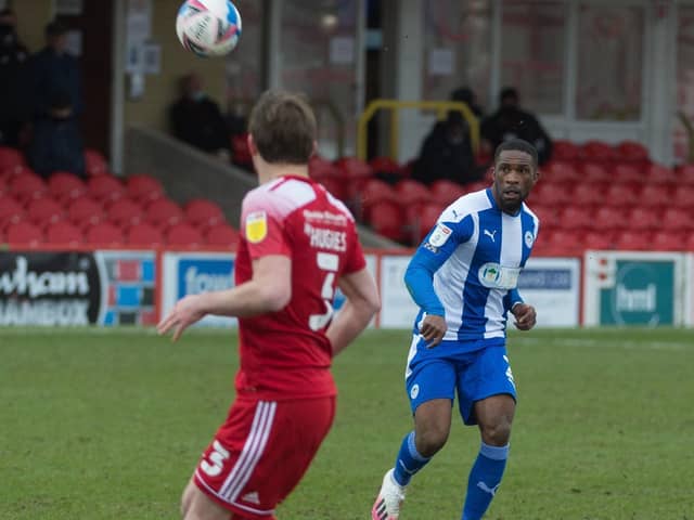 Tendayi Darikwa in action against Accrington